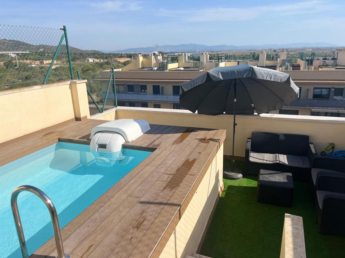 Appartement Atico Con Piscina Privada Y Zona Chill Out à Sant Carlos de la Ràpita Extérieur photo